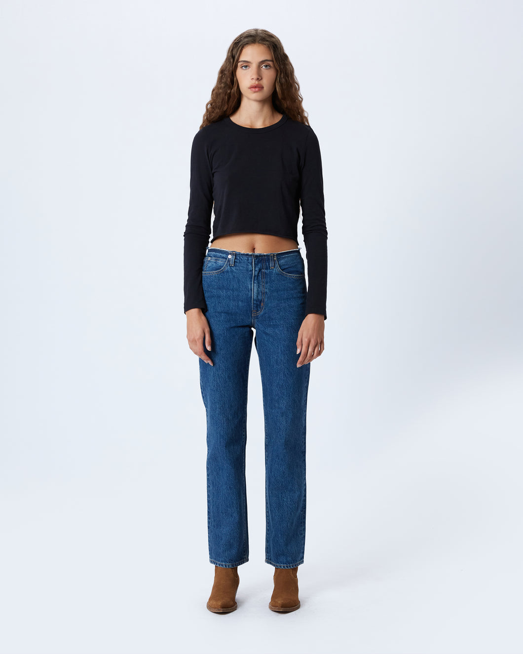 Re-Work London No Waistband | Claremont | High Rise Straight Jean