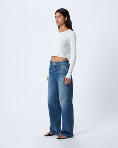Mica | Rushing River | Low Rise Wide Leg Jean