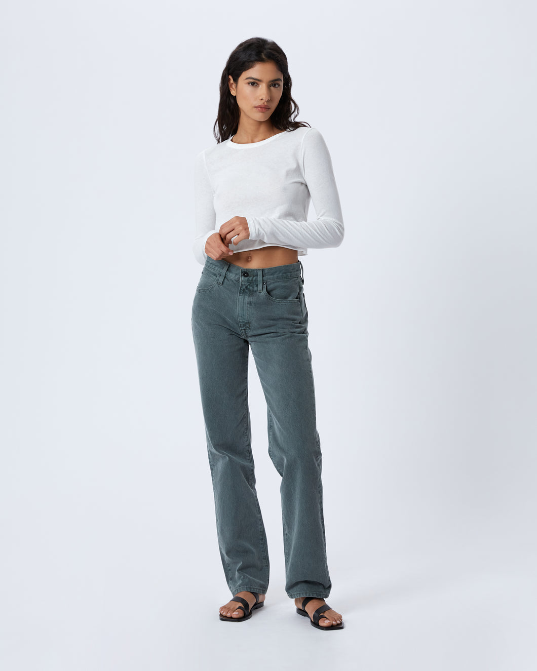 Sophie Long | Lone Pine | Mid Rise Straight Jean