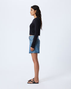 Zoe Short | Satisfaction | Rigid Denim Short