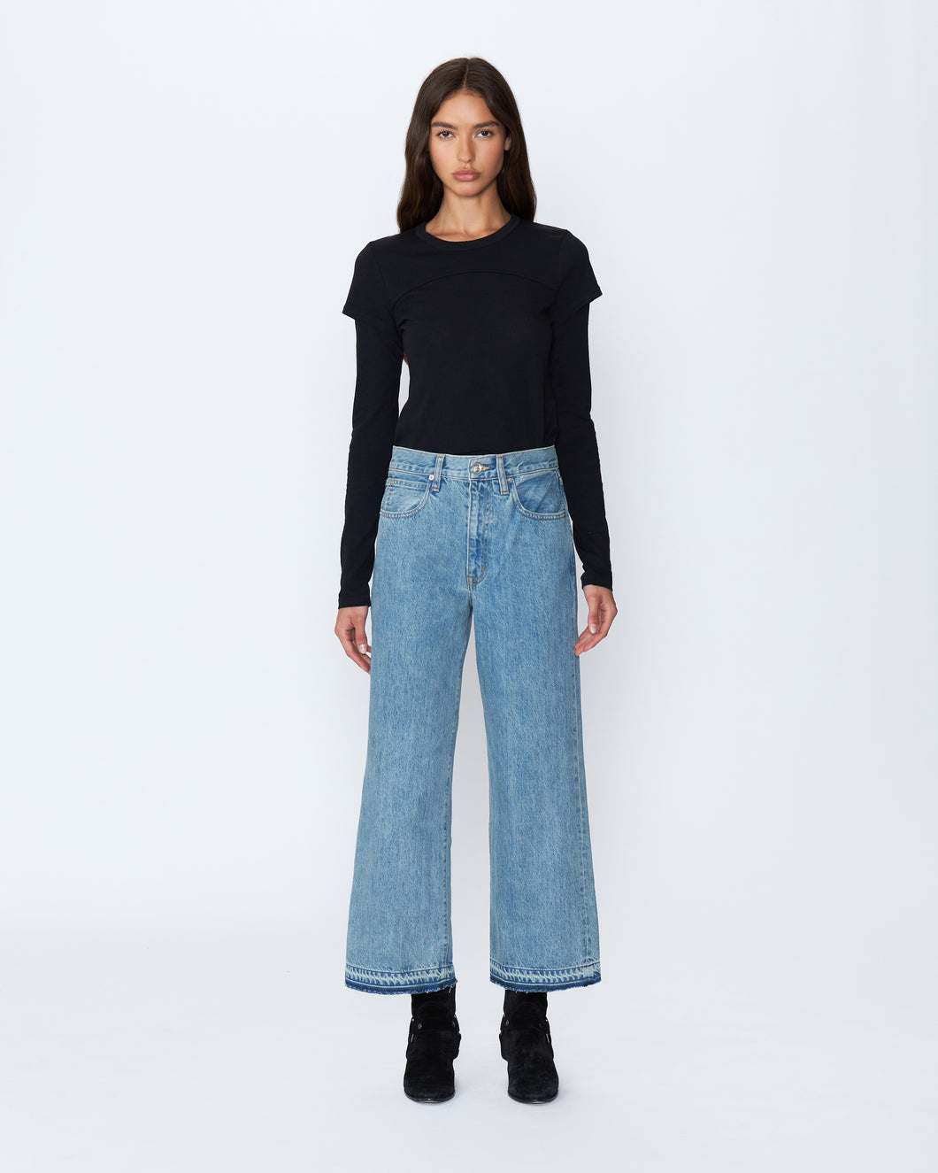 Grace Crop | Fool For Love | High Rise | Wide Jean