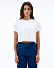 Crop Square Tee | Natural White