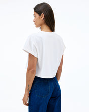 Crop Square Tee | Natural White