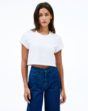 Crop Easy Tee | Natural White