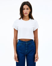 Crop Easy Tee | Natural White