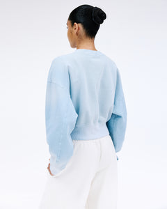 Crop Crew Neck | Vintage Sky