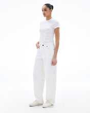 Ella | White | Mid Rise | Curve Jean
