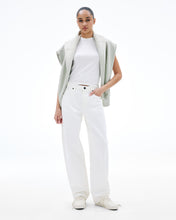 Ella | White | Mid Rise | Curve Jean