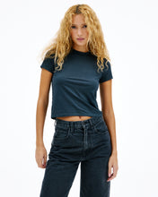 Fitted Tee | Washed Black
