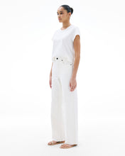 Grace | White | High Rise | Wide Jean
