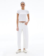 Jamie Crop | White | Mid Rise | Curve Jean