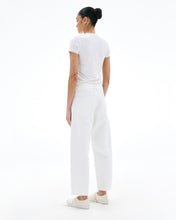 Jamie Crop | White | Mid Rise | Curve Jean
