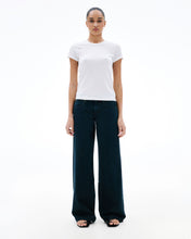 Lexi | Washed Black | Low Rise | Wide Jean