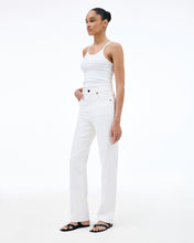 London | White | High Rise | Straight Jean