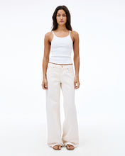 Mica | Ecru | Low Rise | Wide Jean