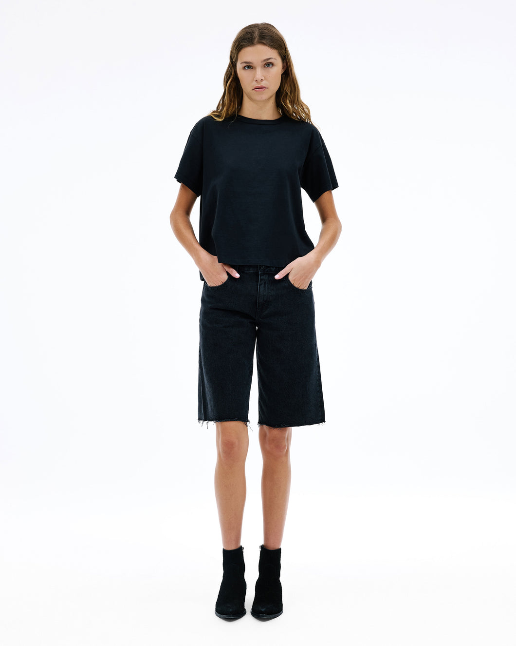 Mica Short | Shadow Ridge | Rigid Denim Short