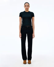 Naomi | Jet Black | High Rise | Wide Jean