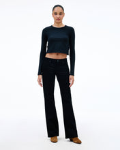 Olivia | Jet Black | Low Rise | Bootcut Jean
