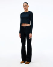 Olivia | Jet Black | Low Rise | Bootcut Jean