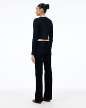 Olivia | Jet Black | Low Rise | Bootcut Jean