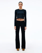 Olivia | Jet Black | Low Rise | Bootcut Jean
