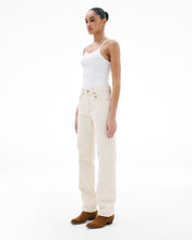 Phoenix | Winter Ecru | Mid Rise | Straight Jean
