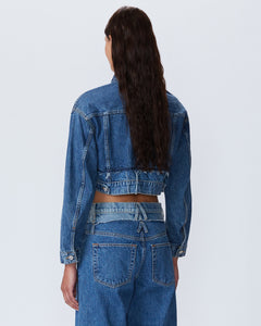 Re-Work Oversize Crop Trucker | Runaway Jacket