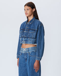 Re-Work Oversize Crop Trucker | Runaway Jacket