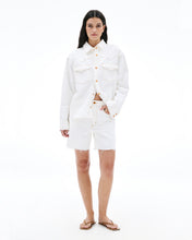 Sienna | Natural White | Rigid Denim Short