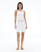 Sienna | Natural White | Rigid Denim Short