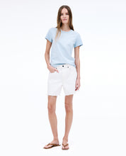 Sienna | White | Cotton Denim Short