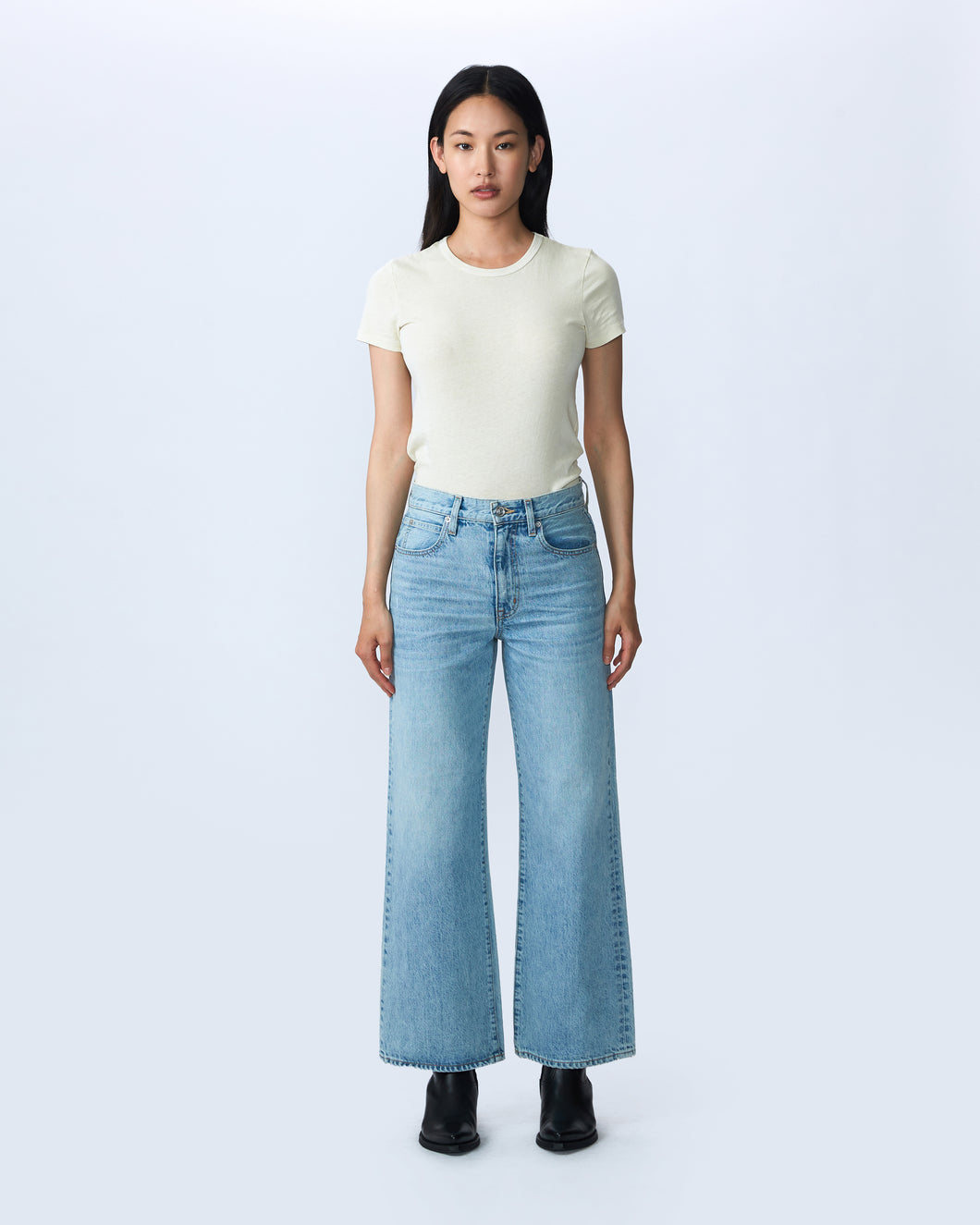 Grace Ankle | Heartache | High Rise | Wide Leg Jean