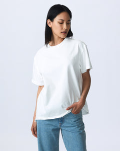 Re-Work Oversize Tee | Natural White