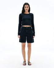 Square Short | Shadow Ridge | Rigid Denim Short