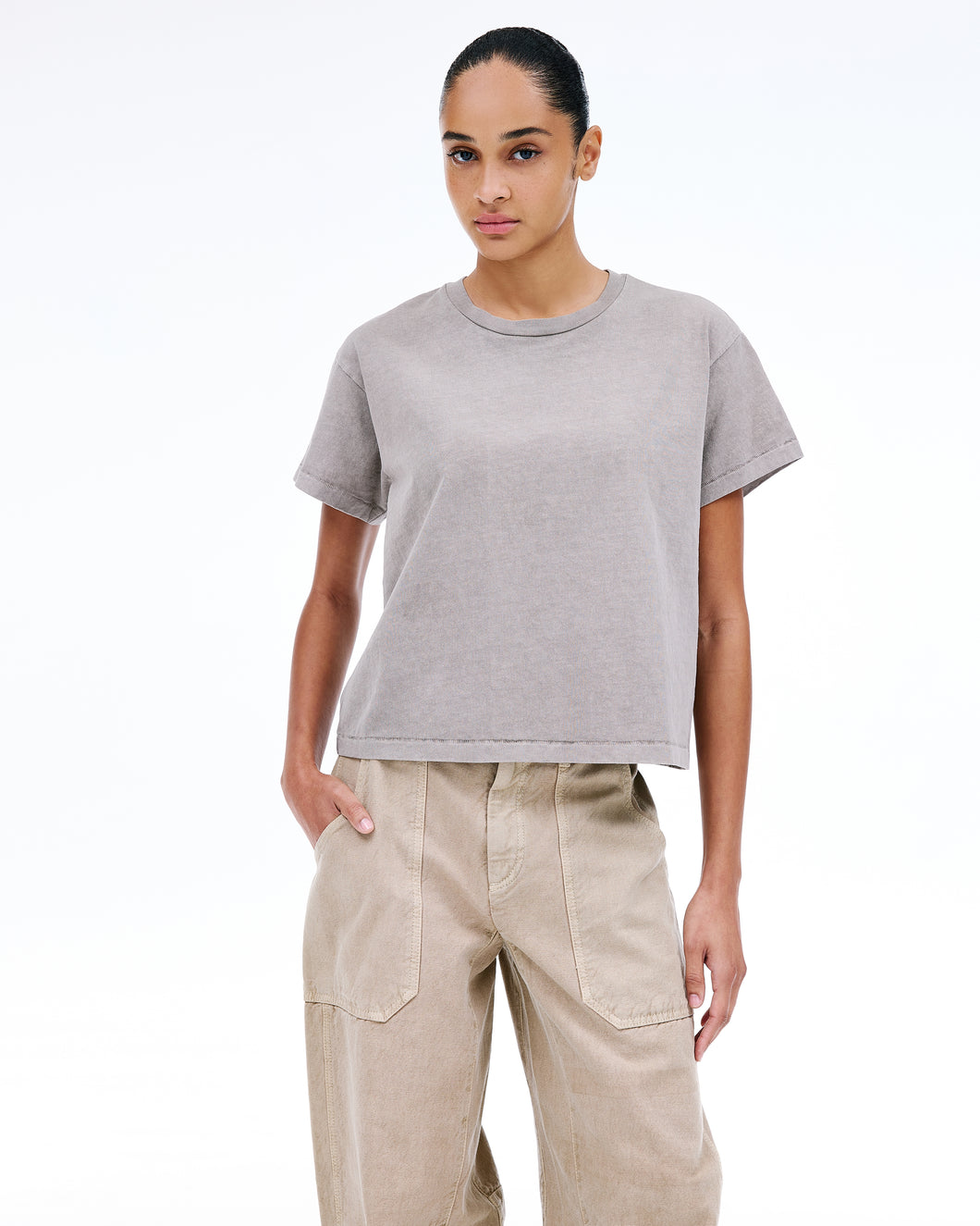 Square Tee | Desert Taupe