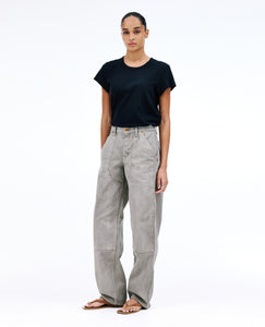Tess Long Worker Pant | Faded Olive |  Pant