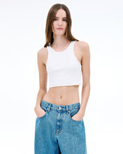 Ultra Crop Tank | Natural White