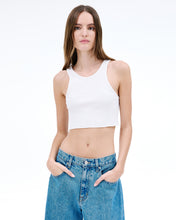 Ultra Crop Tank | Natural White