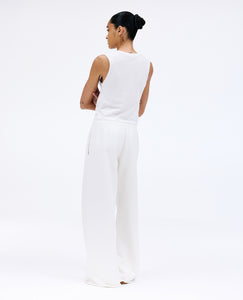 Wide Sweat Pant | Natural White |  Sweatpant