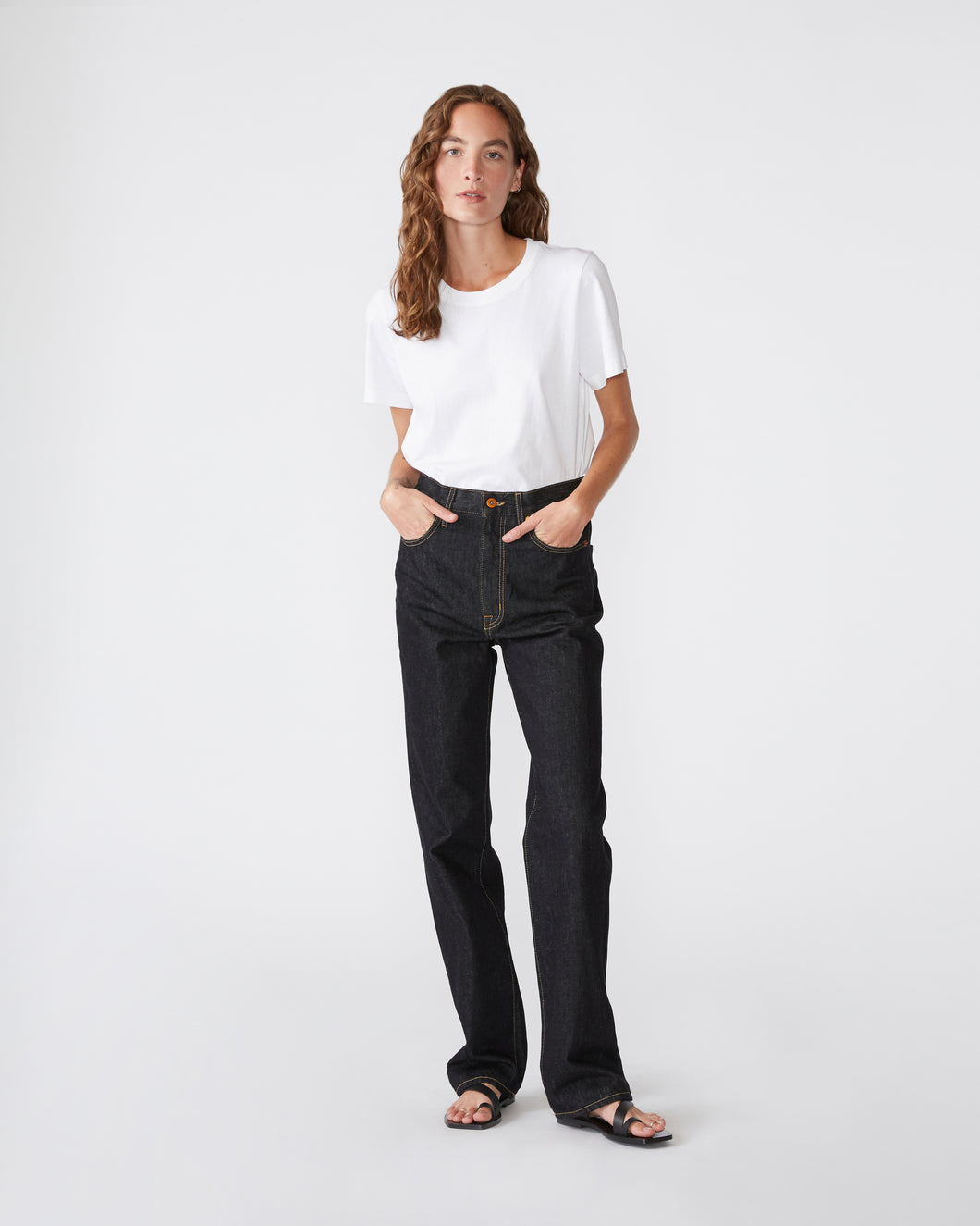 London | Empty Sky | High Rise Straight Jean