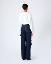Grace Cargo | Midnight Mile | High Rise Wide Leg Jean