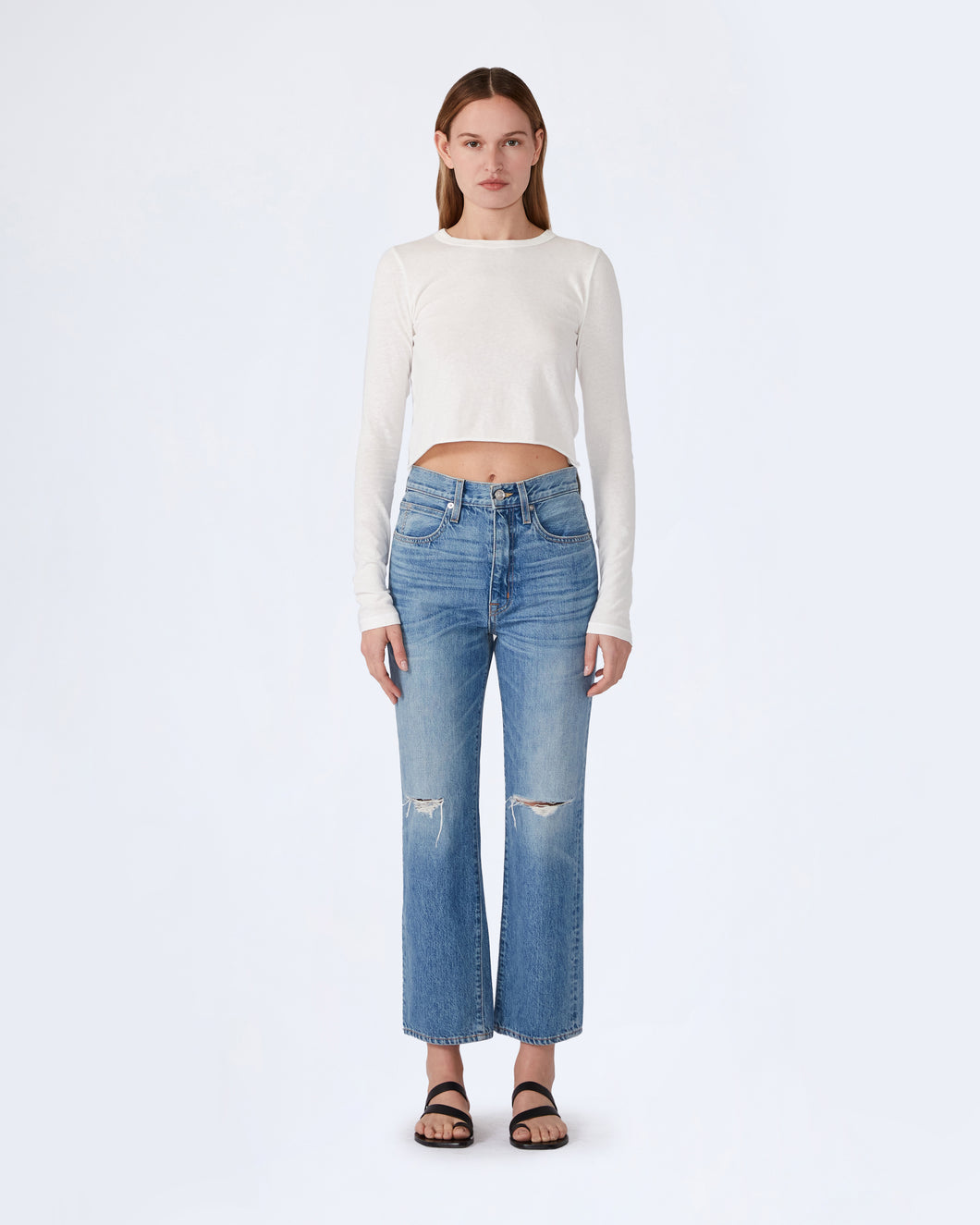 London Crop | Into The Fire | High Rise | Straight Jean