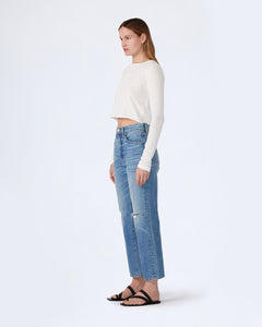 London Crop | Into The Fire | High Rise | Straight Jean