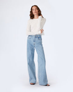 Eva Twisted Seam | Time To Go | High Rise Wide Leg Jean